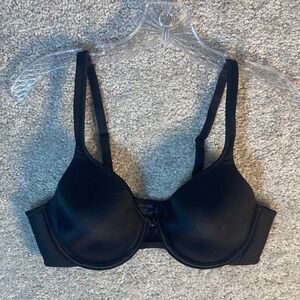 Vanity Fair Black Full Coverage Underwire Bra 75335 Size 36C